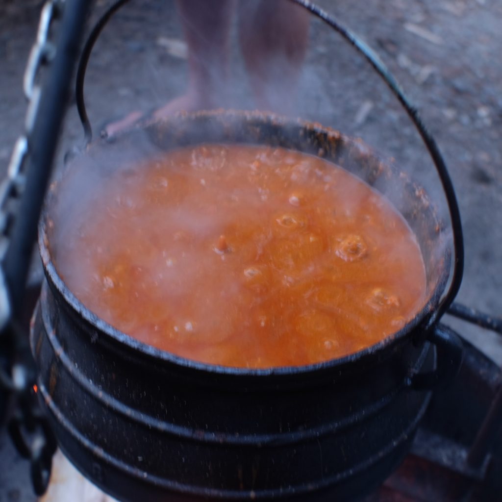 camp cauldron stew