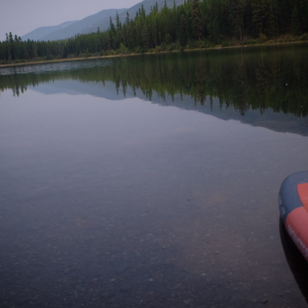 camp lake paddleboard